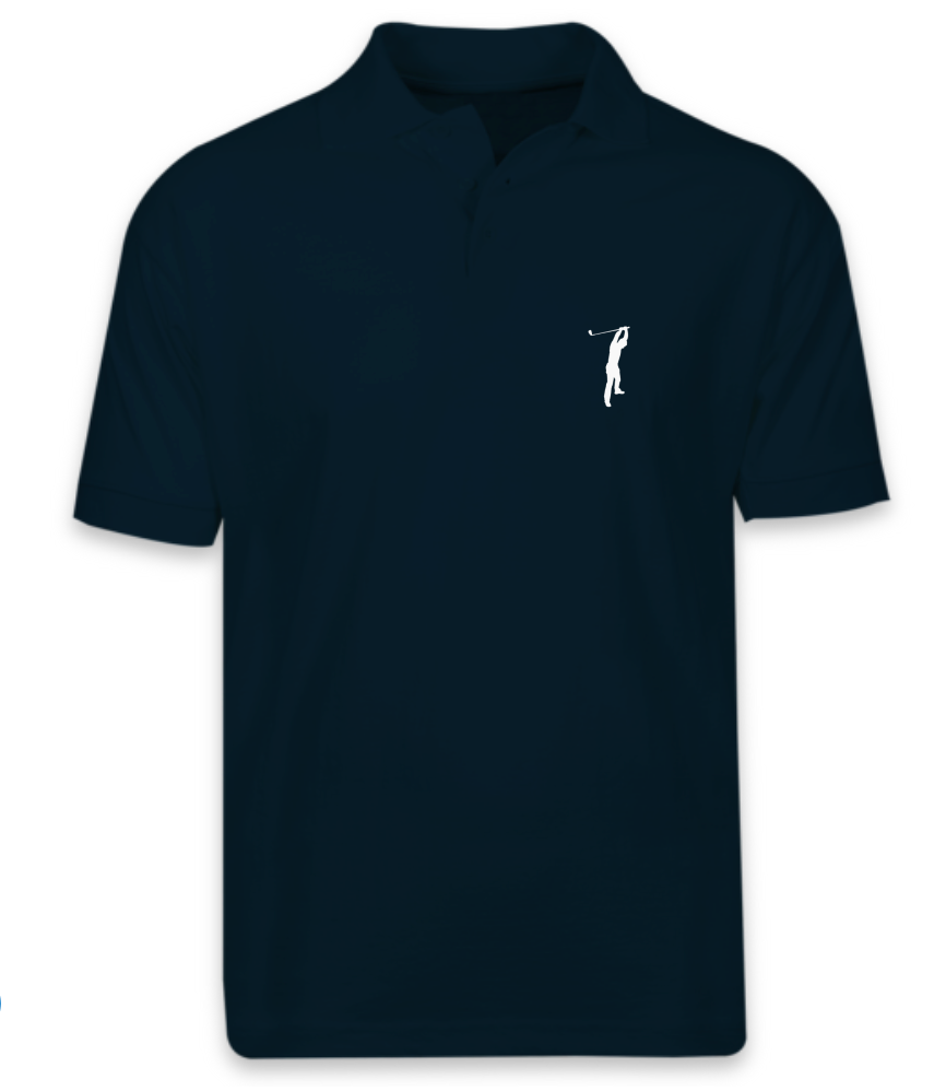 Navy Performance Polo 100% Polyester