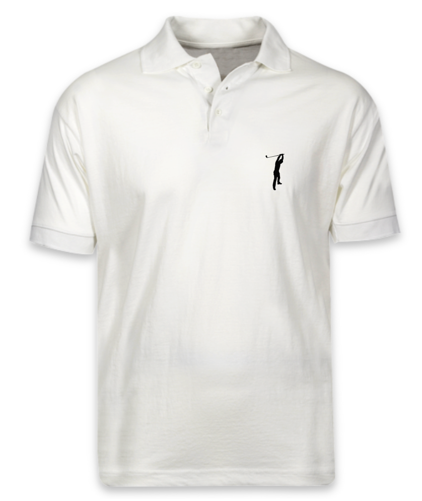 White Performance Polo 100% Polyester
